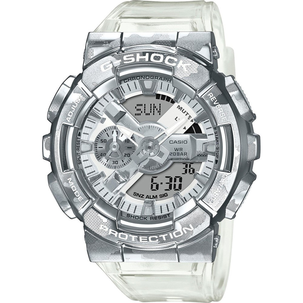 G-Shock+G-Steel+GM-110SCM-1AER+See+Thru+watch